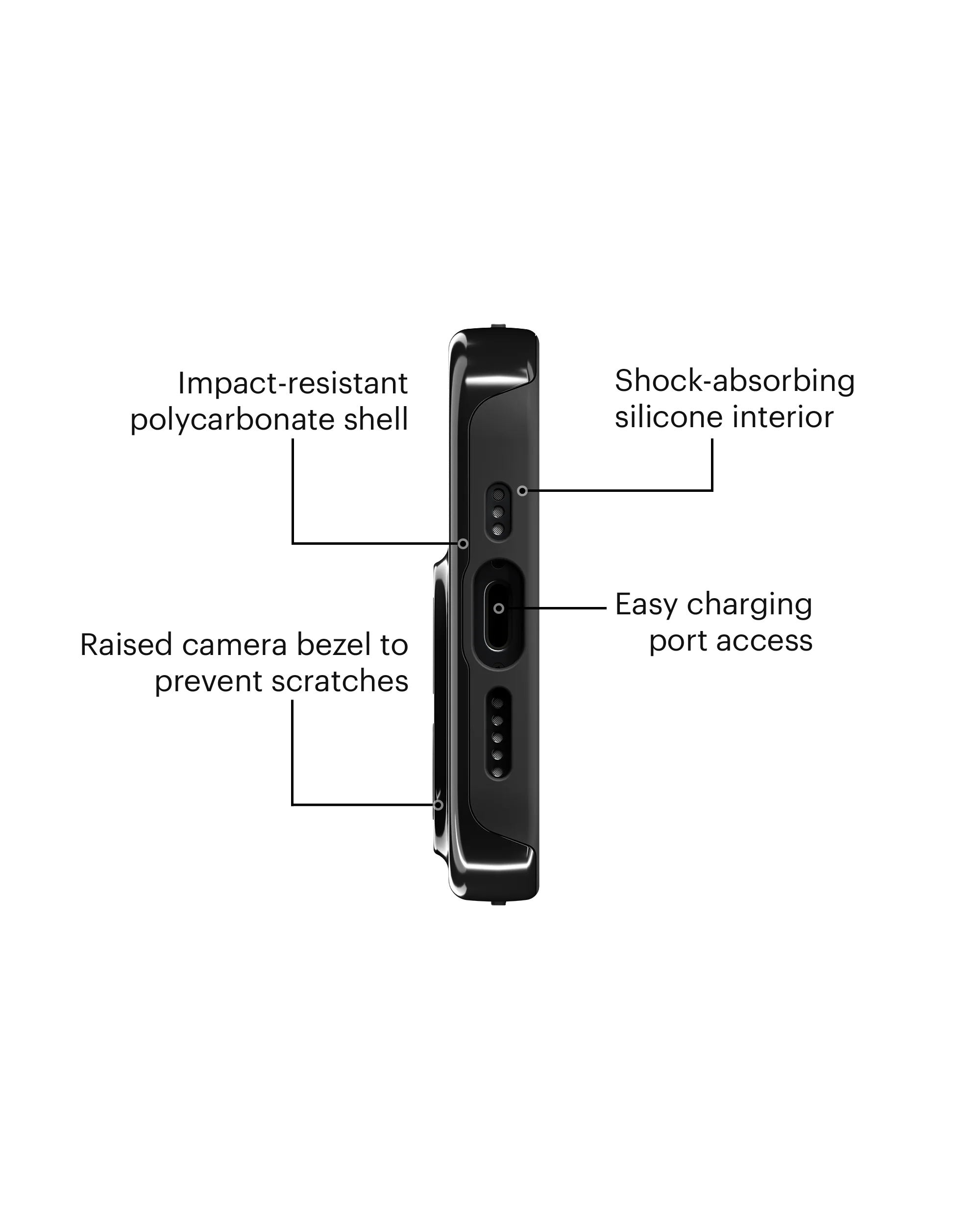 Black Enamel Bumper MagSafe iPhone 17 Case - Image 15