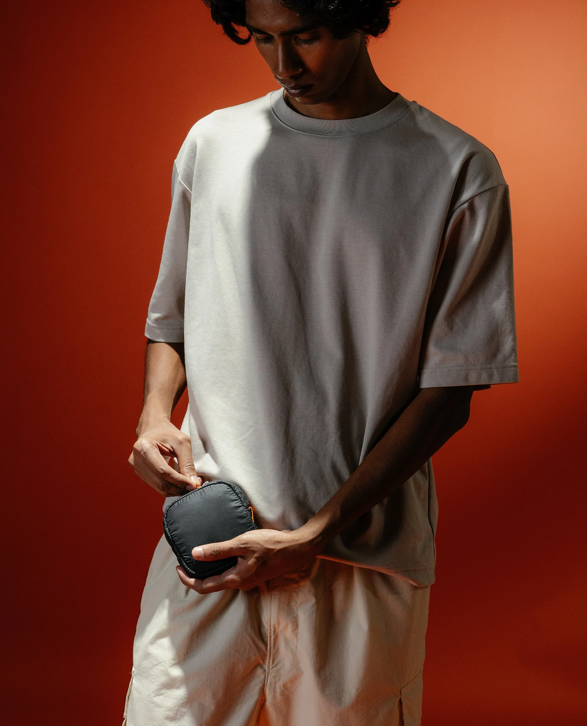 Carbon Black Easy Square Pouch - Image 3