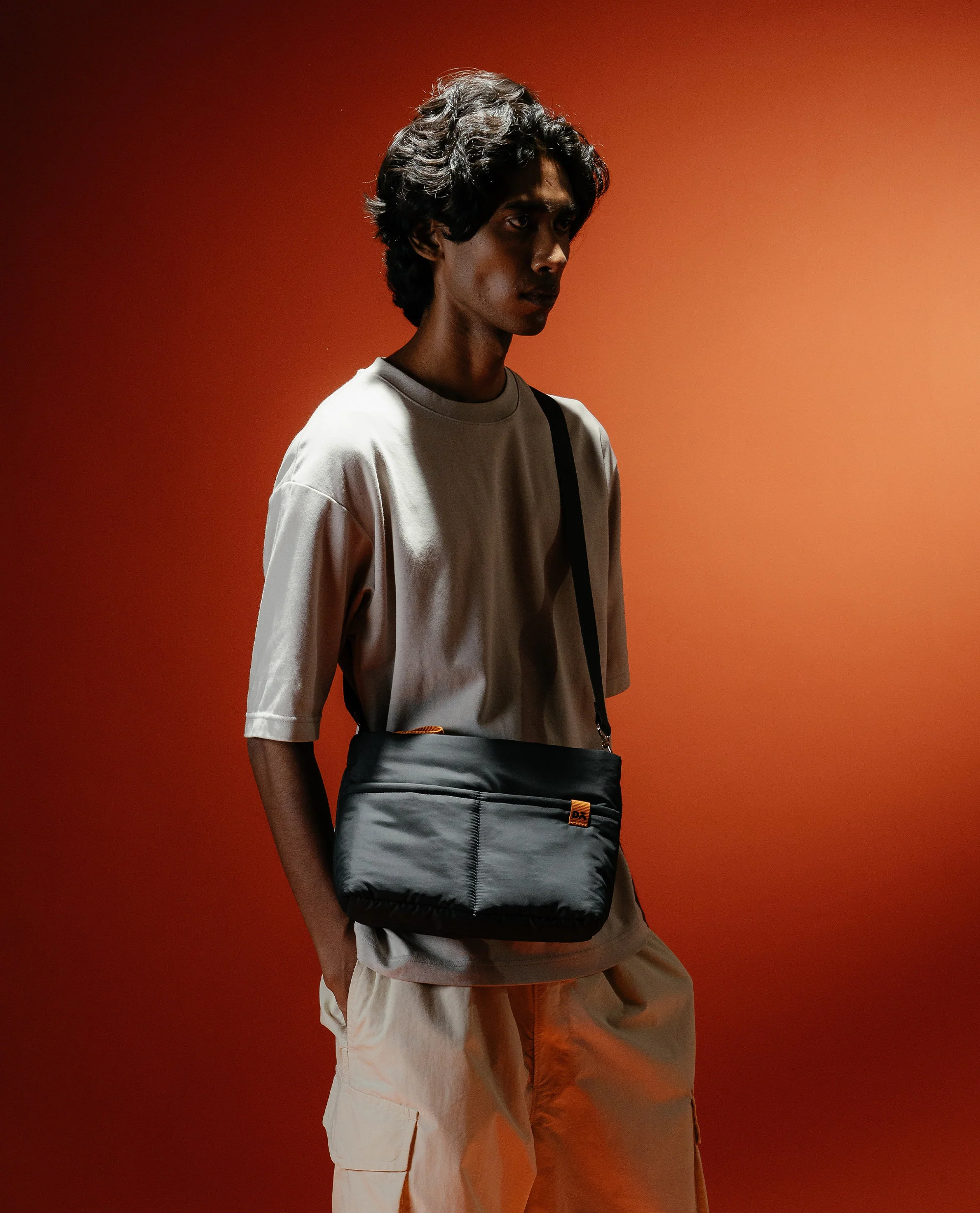 Carbon Black Retreat Crossbody Bag - Image 3