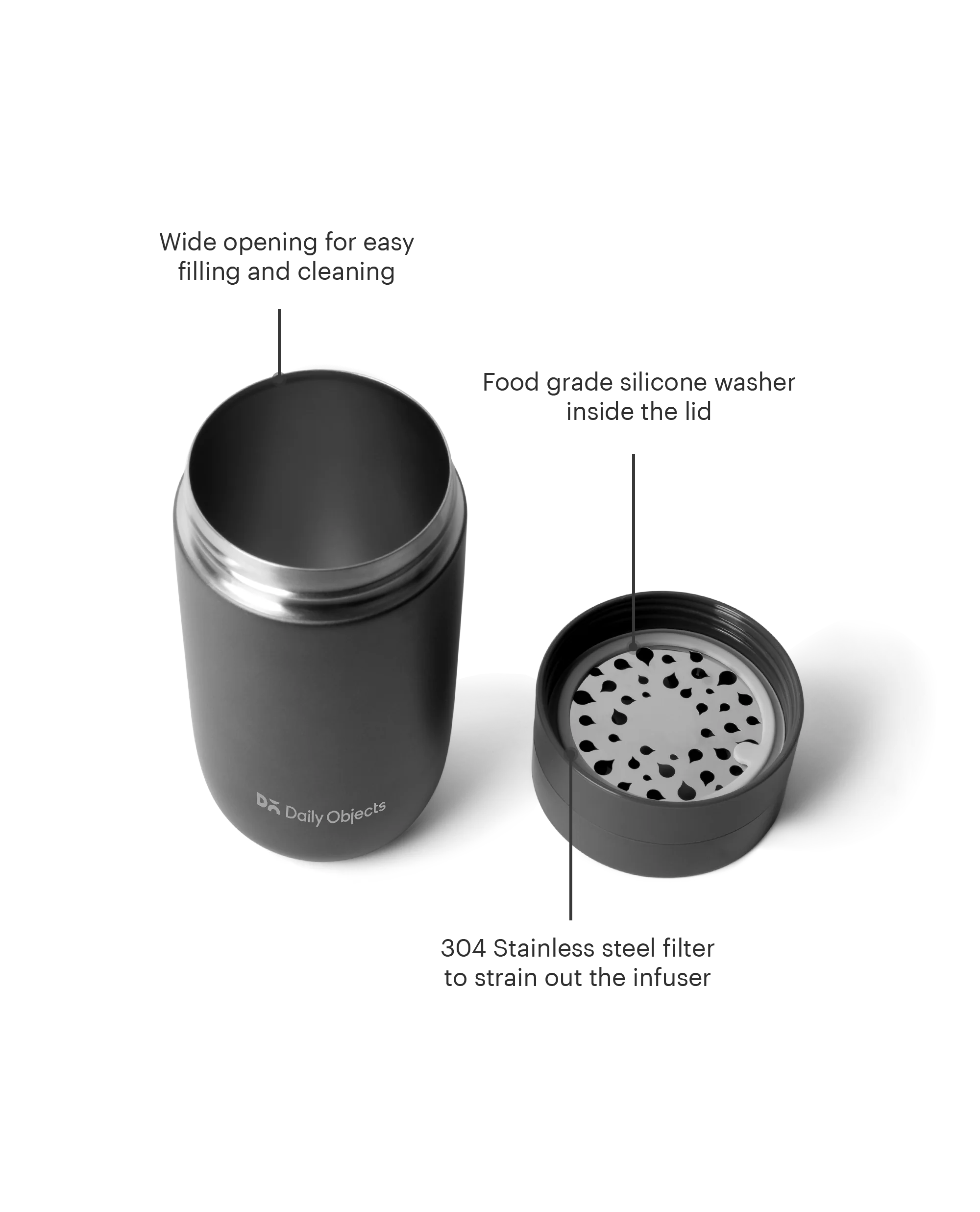 COMO Insulated Travel Flask - 355 ML - Image 4