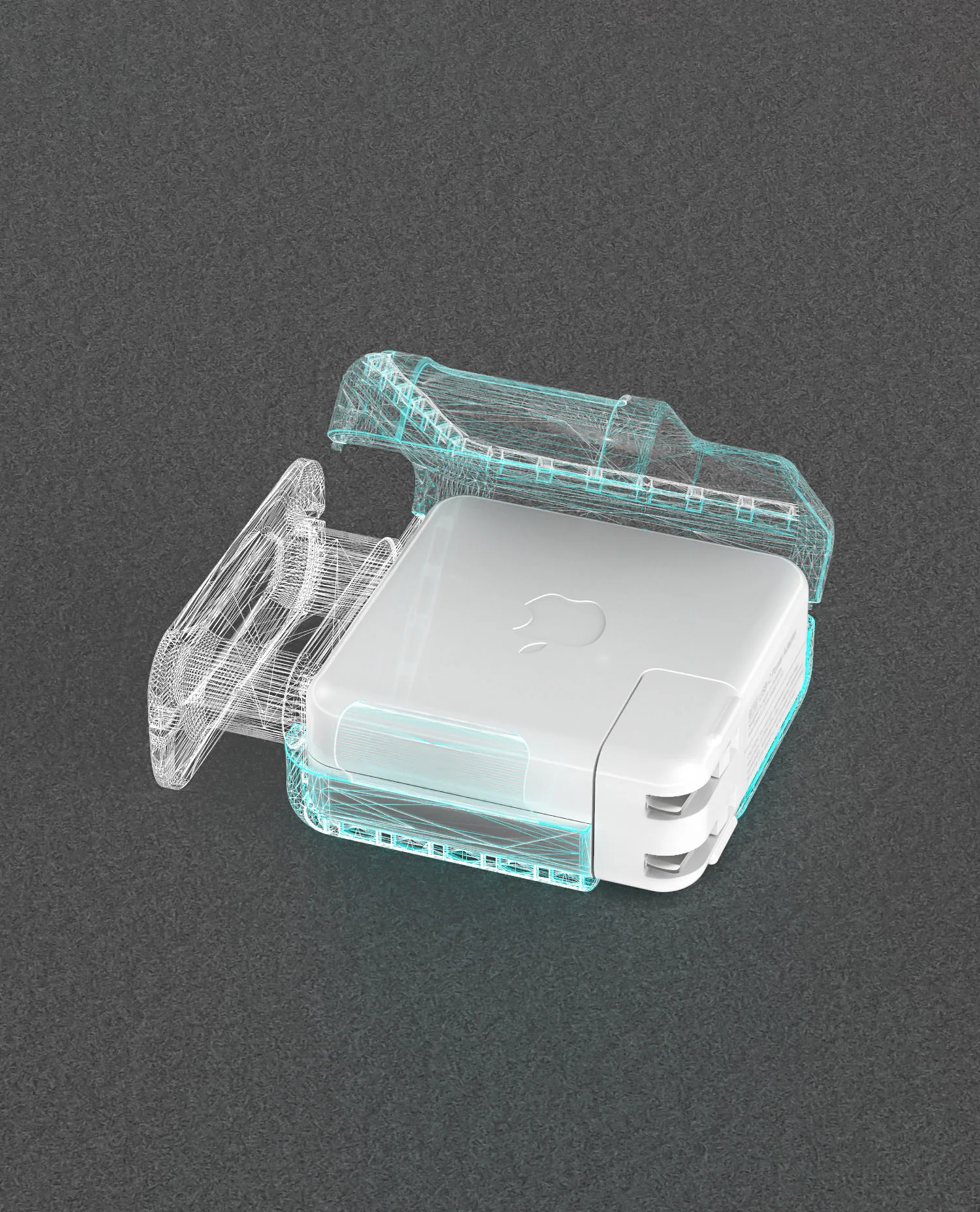 Crest MacBook Adapter Case with Cable Winder (140W) - Image 5