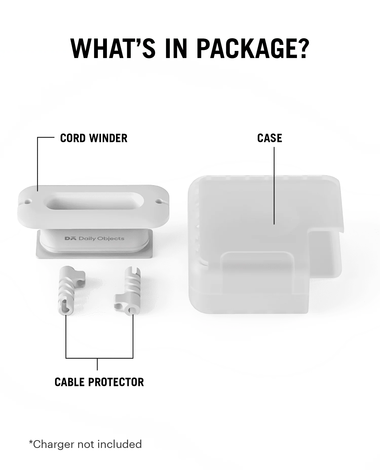 Crest MacBook Adapter Case with Cable Winder (140W) - Image 7