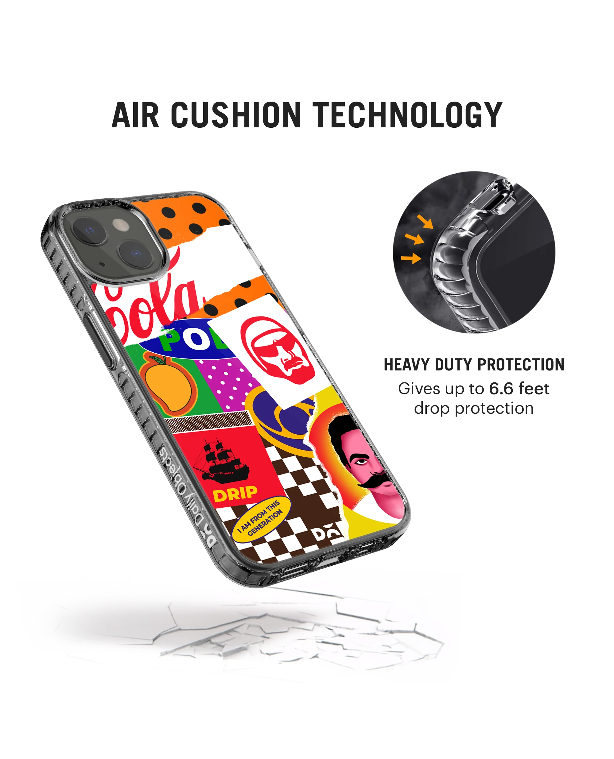 DailyObjects 90's Rule Stride 2.0 Phone Case Cover For iPhone 15 Plus - Image 6