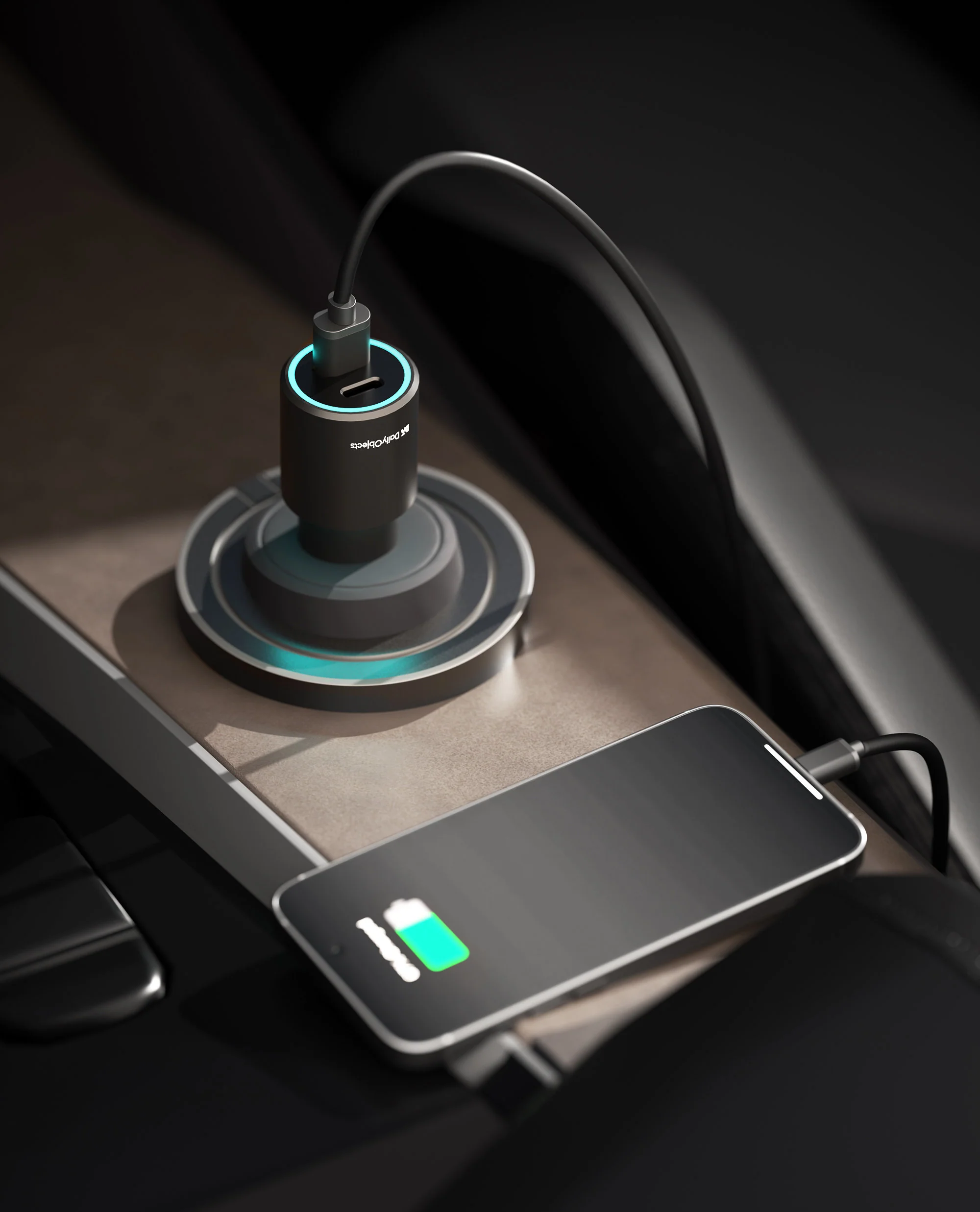 DailyObjects Axle Two-Port 53W Car Charger - Image 3