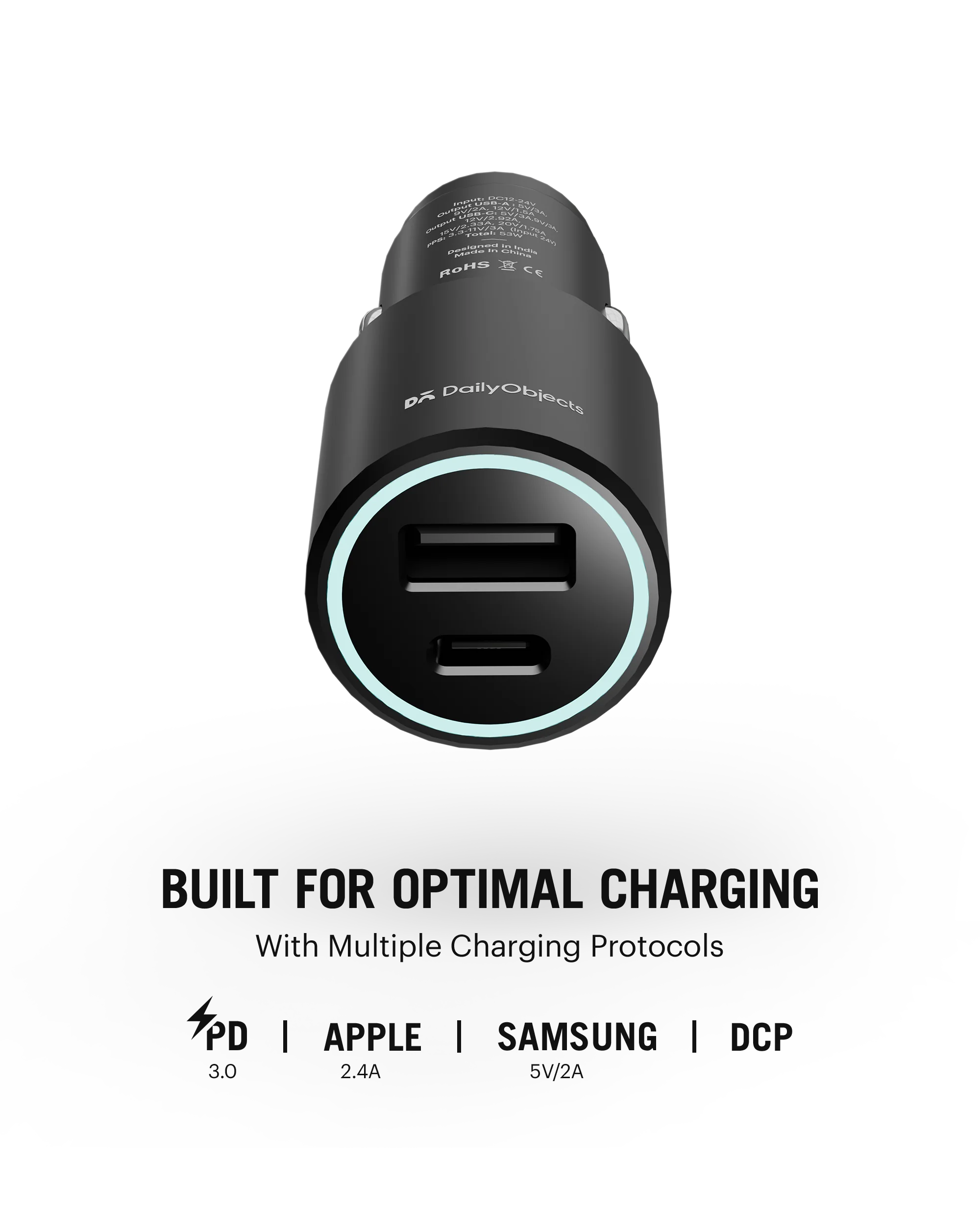 DailyObjects Axle Two-Port 53W Car Charger - Image 7