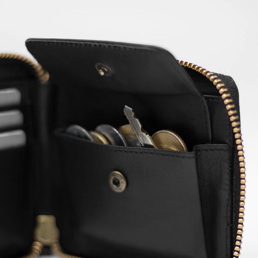 Leather Zip Wallet - Image 5