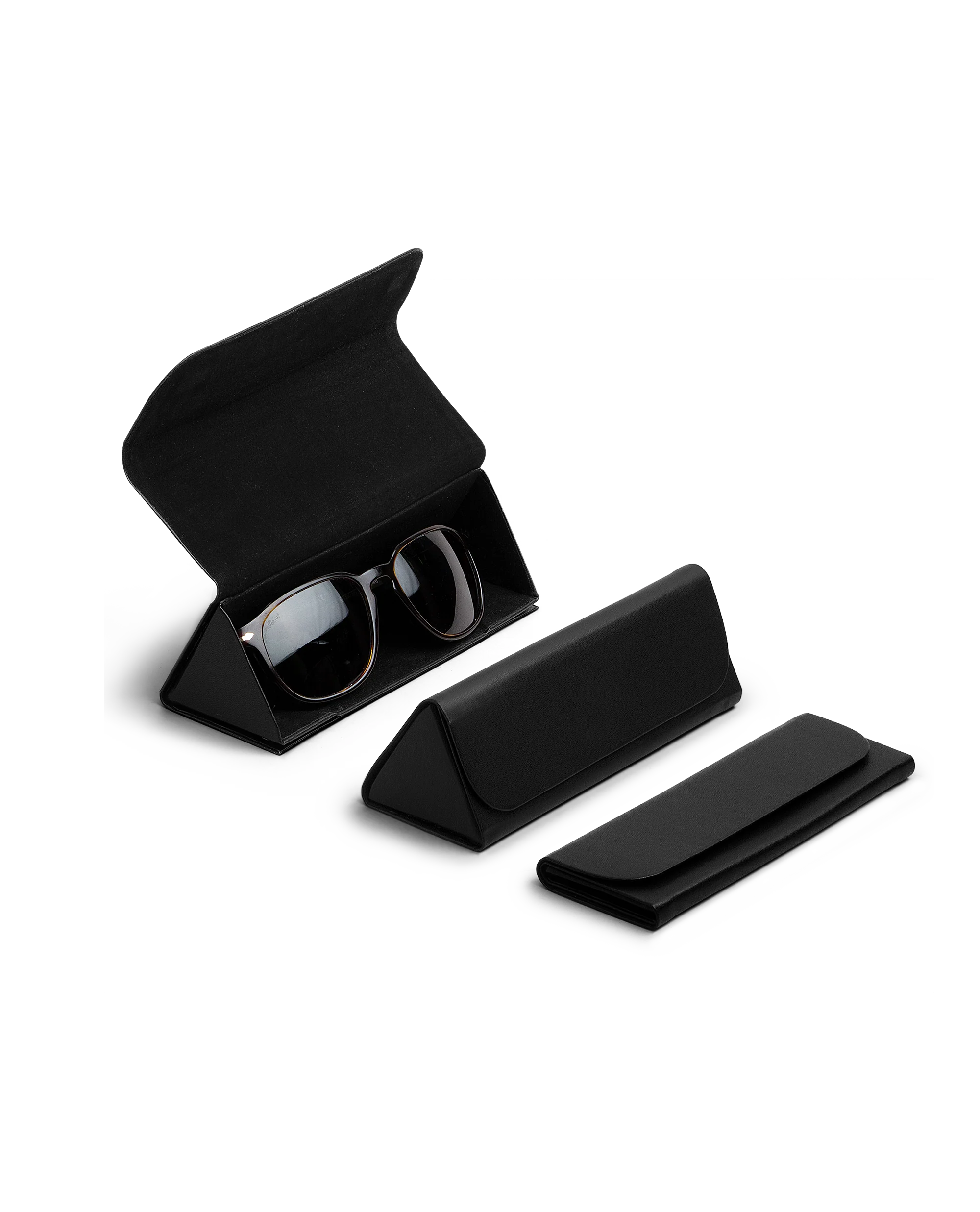 Faux Leather Foldaway Slim Eyewear/Sunglass Case - Image 4