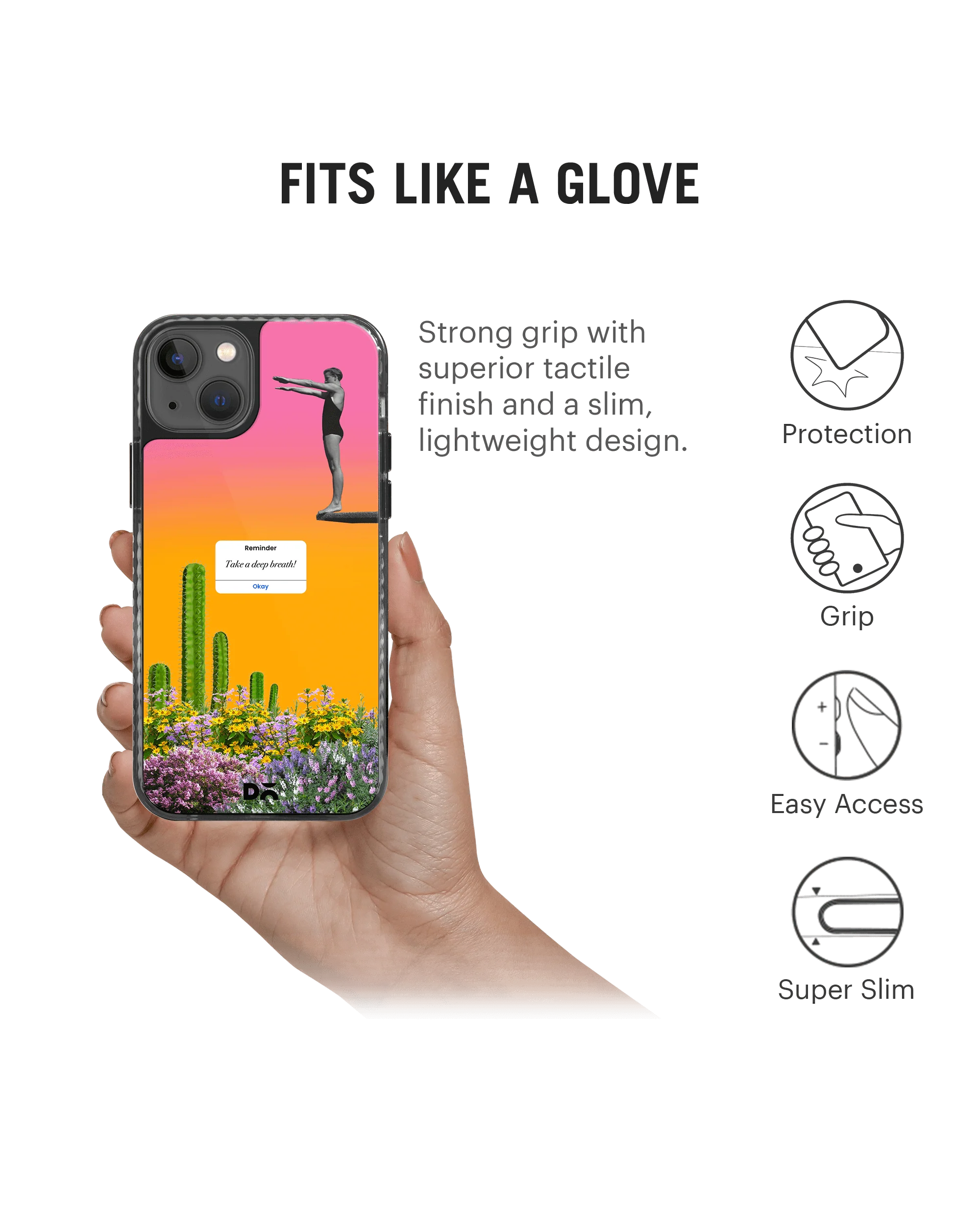 DailyObjects Thank God for Reminders! Stride 2.0 Case Cover For iPhone 13 - Image 4