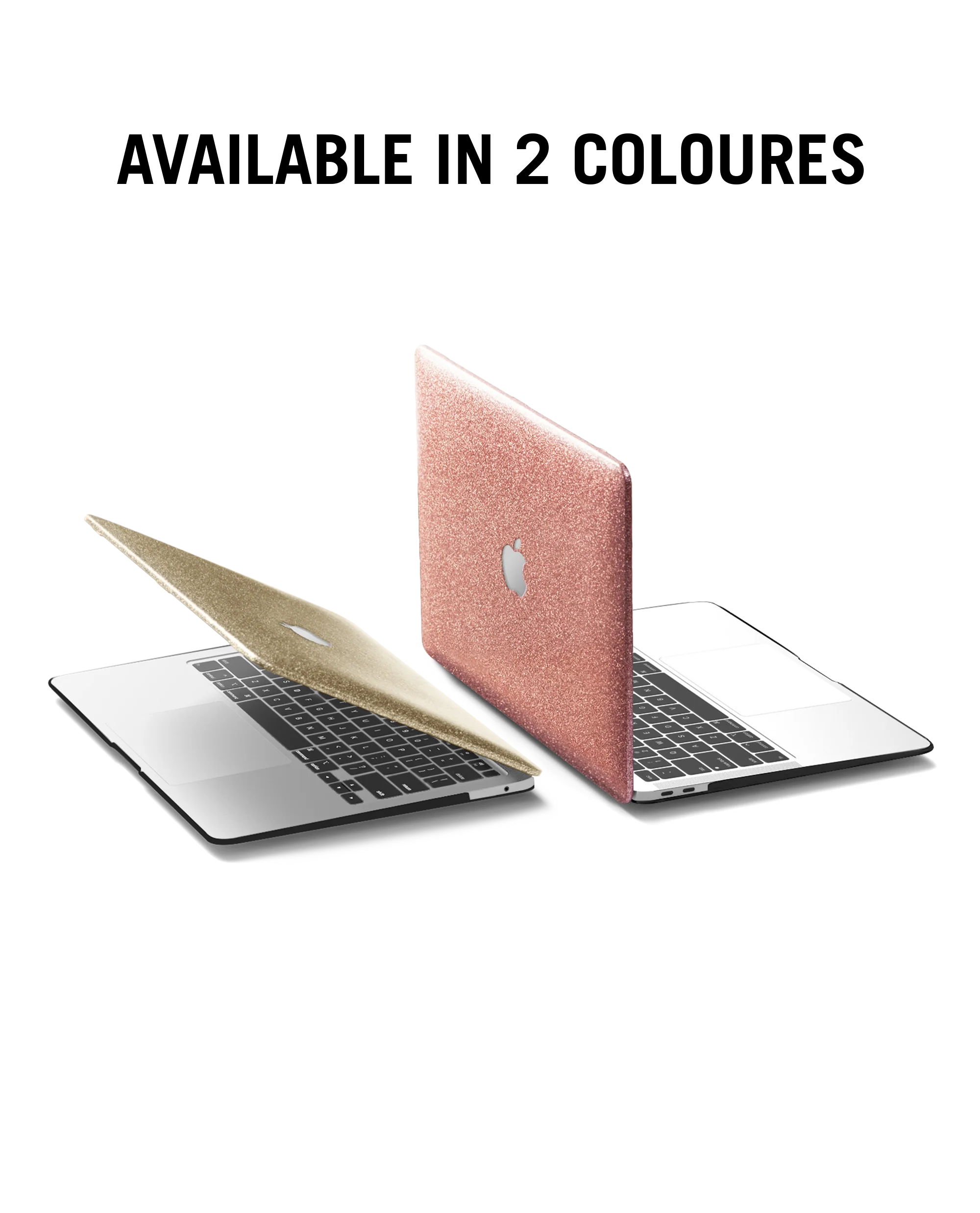 Gold Glitter Hardshell Case for Macbook - Image 8