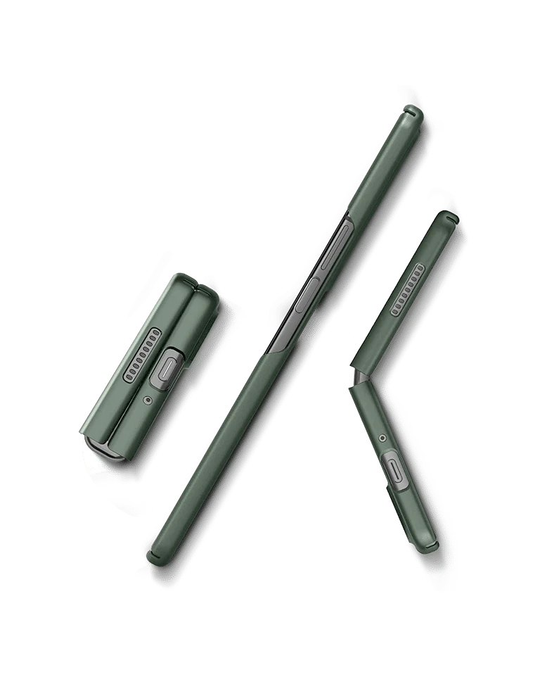 Green Air Skin Slim Case For Samsung Galaxy Z Fold 3 - Image 5