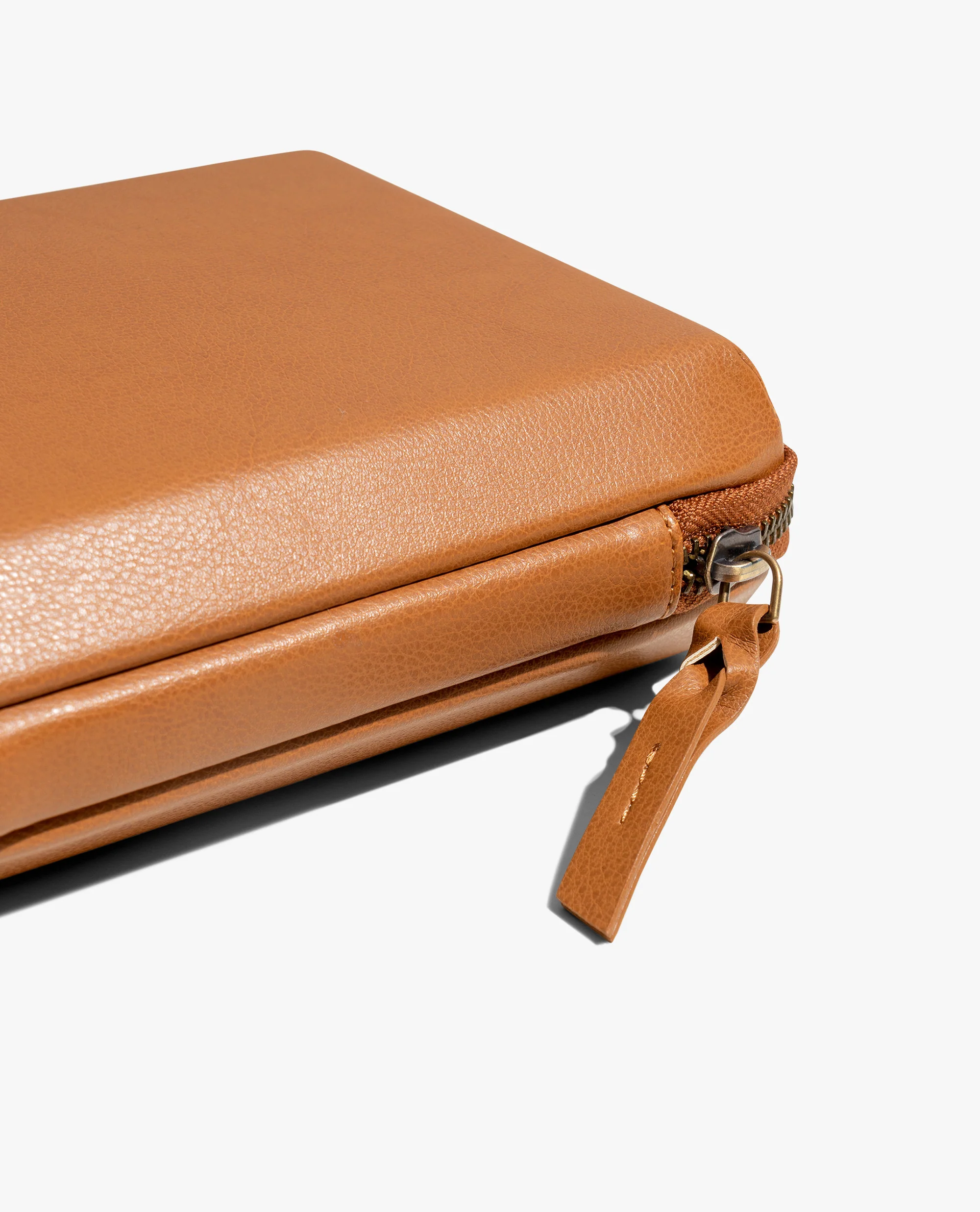 Marshal Mini Tech Kit Organiser -Leatherite - Tan - Image 4