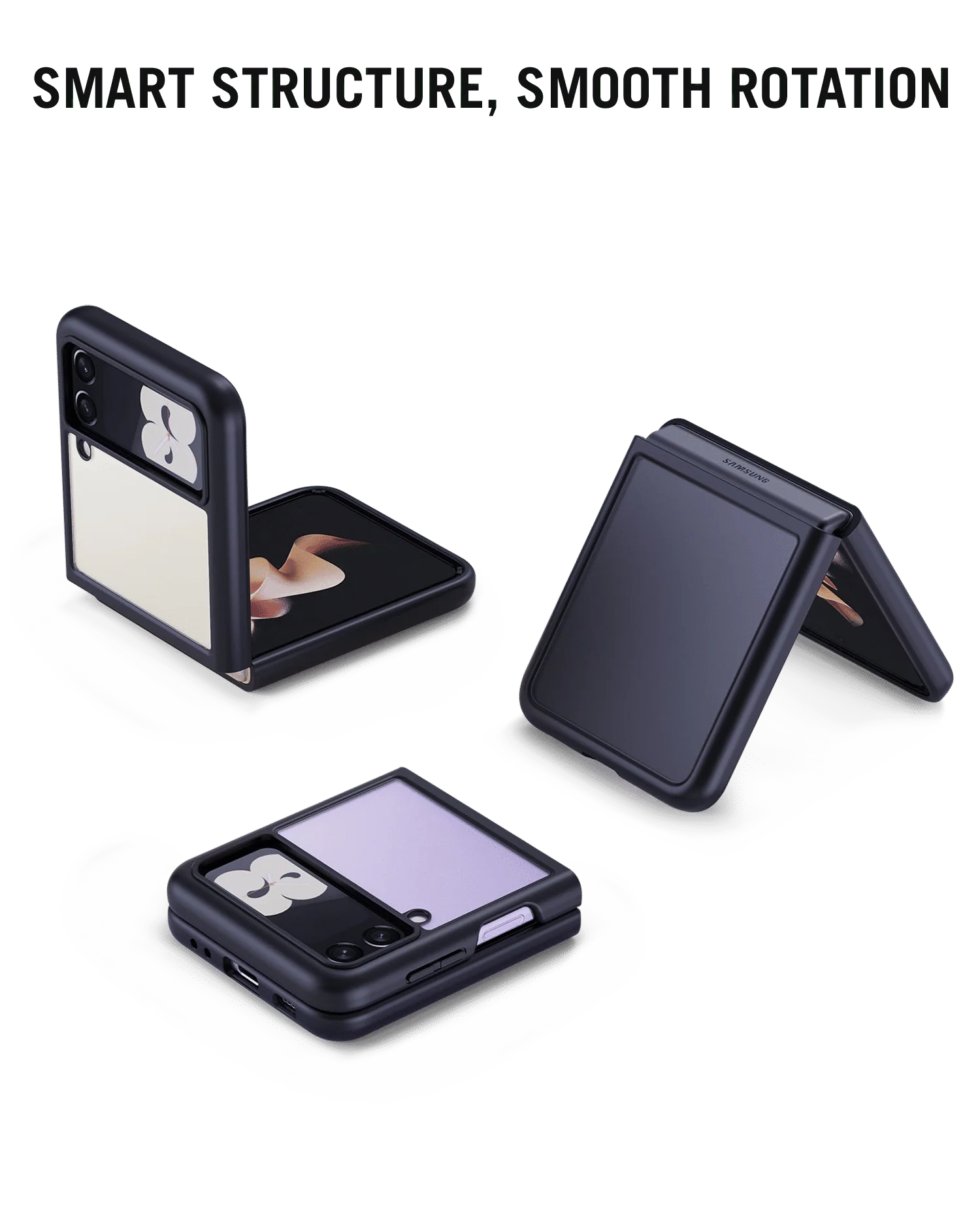 Nimbus Frosted Phone Case Cover For Samsung Galaxy Z Flip 3 - Image 4