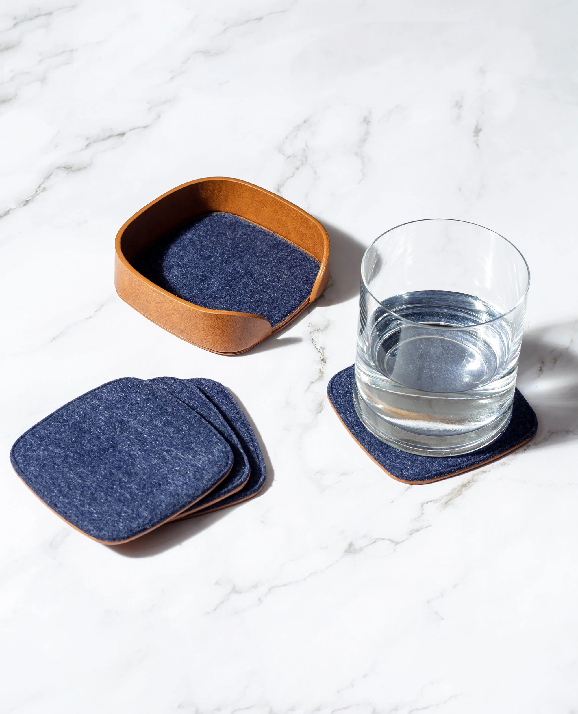 Squircle Felt Coaster Set - Image 3