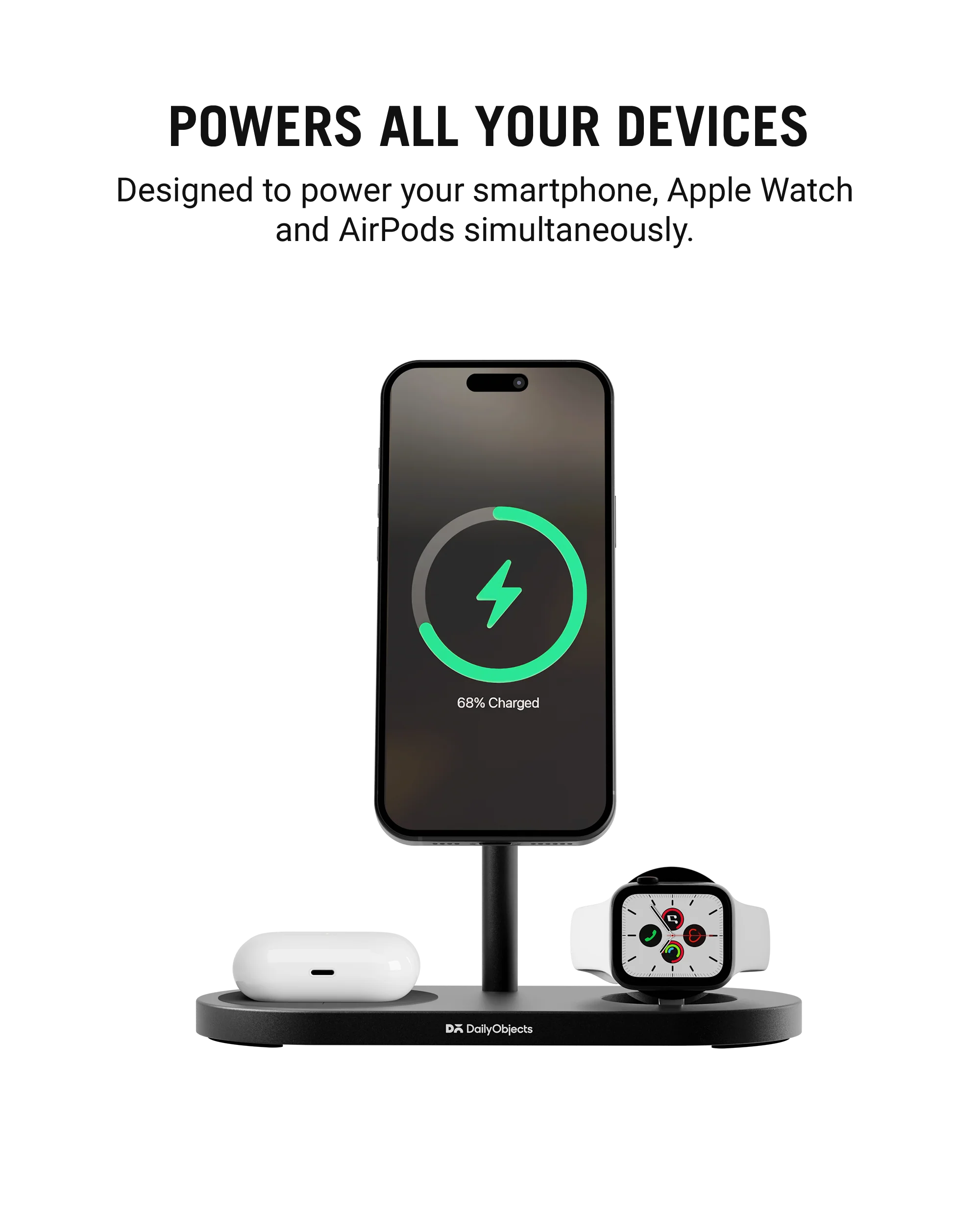 SURGE 3-In-1 Qi2-Certified Magsafe-Compatible Wireless Charger - Image 8