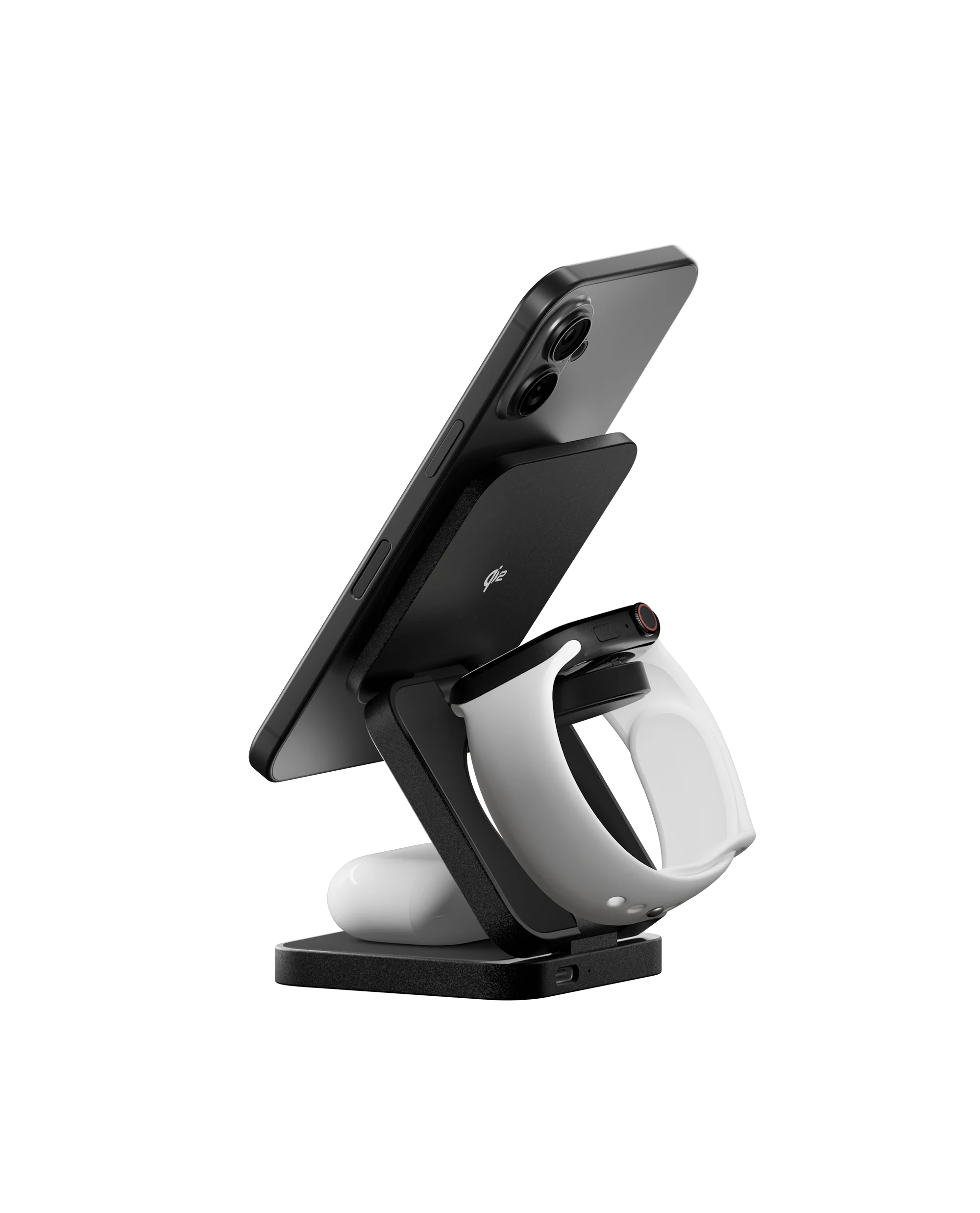 SURGE Foldaway 3-In-1 Qi2-Certified Magsafe-Compatible Wireless Charger - Image 5