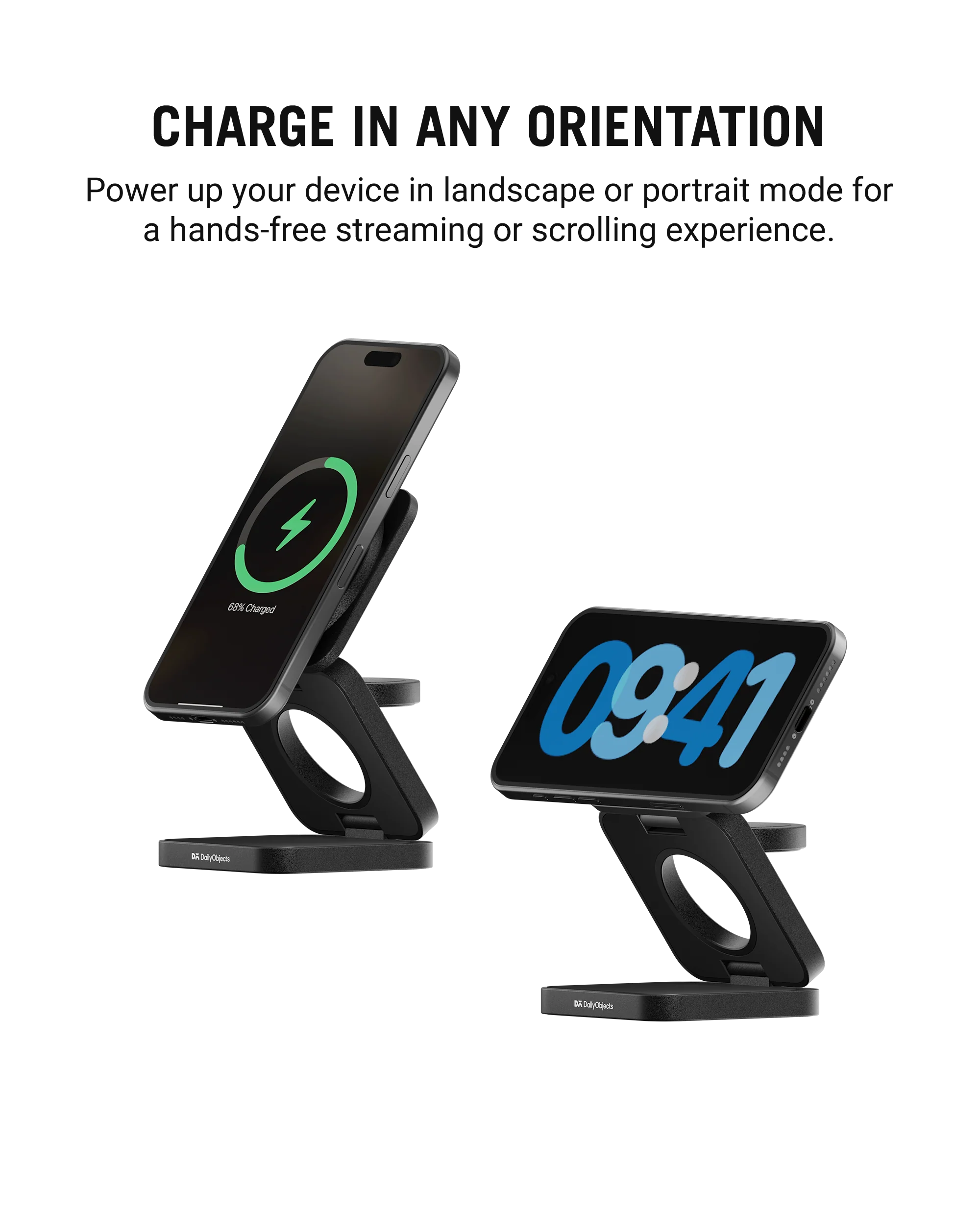 SURGE Foldaway 3-In-1 Qi2-Certified Magsafe-Compatible Wireless Charger - Image 7