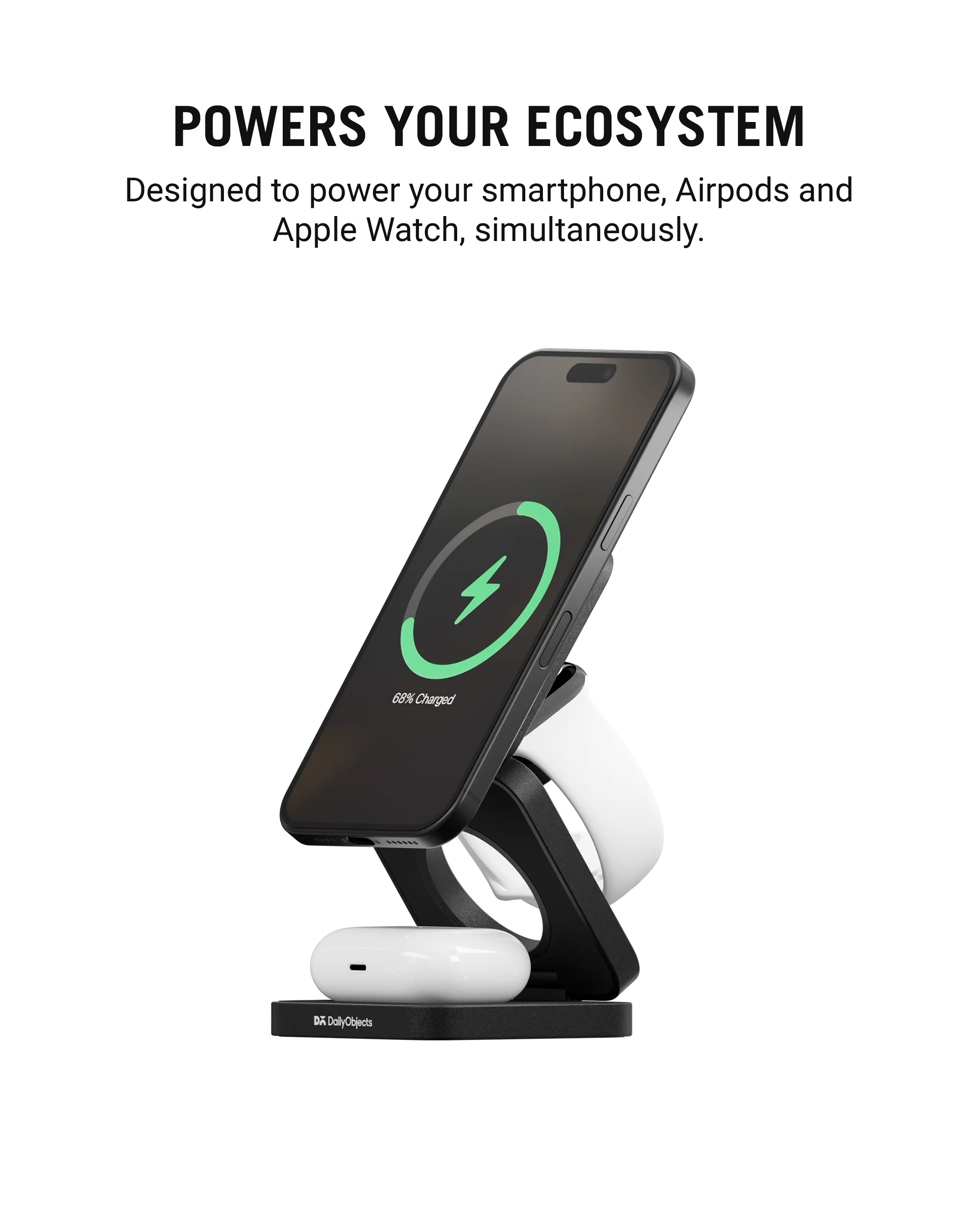 SURGE Foldaway 3-In-1 Qi2-Certified Magsafe-Compatible Wireless Charger - Image 9
