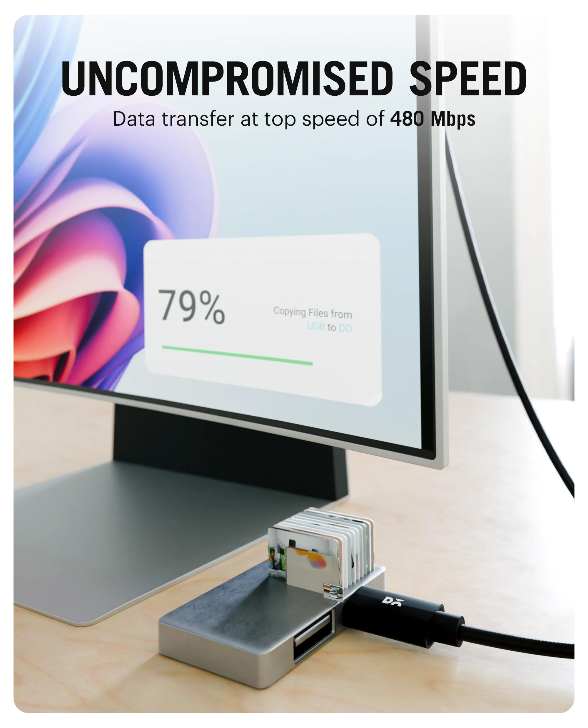 DailyObjects SURGE⢠Kevlar Core 2-in-1 100W Apple Certified - MFi Charging Cable - Image 10