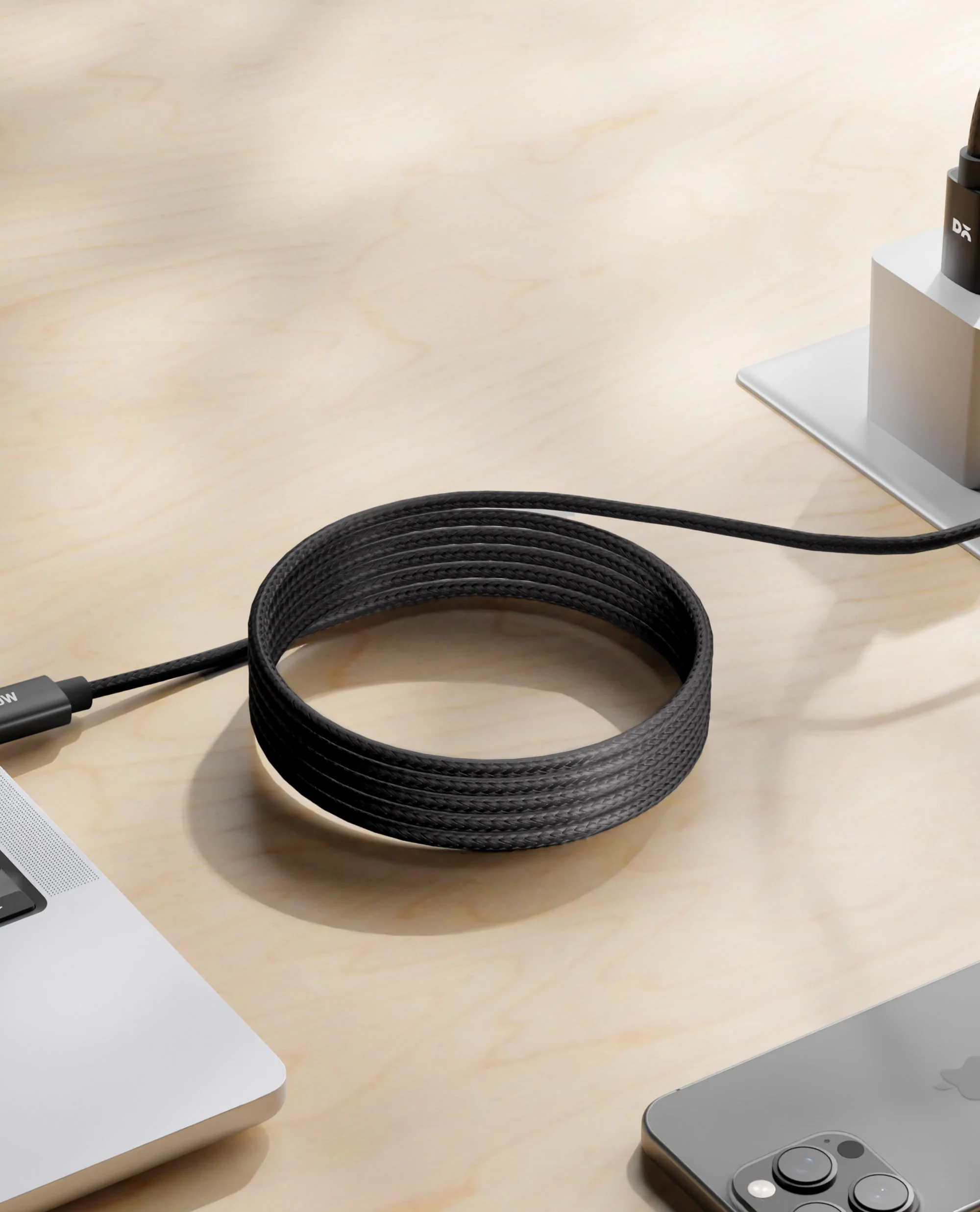 DailyObjects SURGE™ Kevlar Core USB-C 100W Charging Cable - Image 12