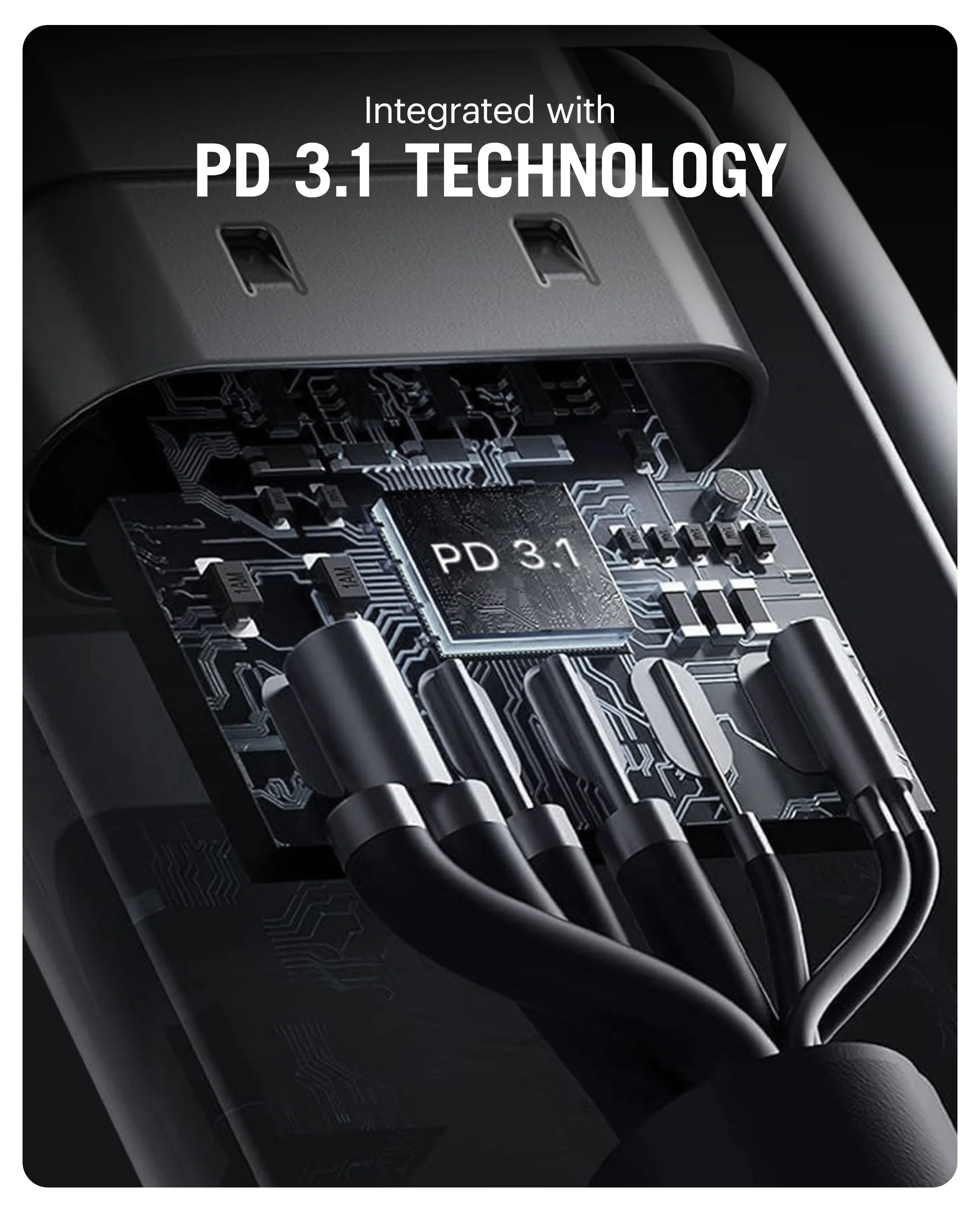 DailyObjects SURGE™ Kevlar Core USB-C 100W Charging Cable - Image 5